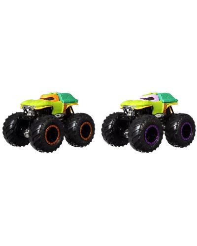 Hot Wheels Monster Trucks Michelangelo Donatello Ozone Bg