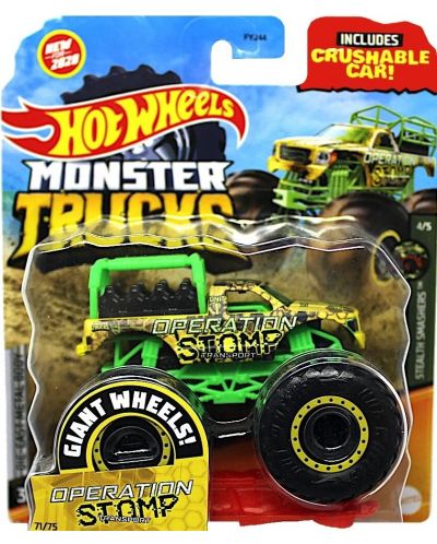 Бъги Hot Wheels Monster Trucks Operation Stomp Отлична цена Ozone bg
