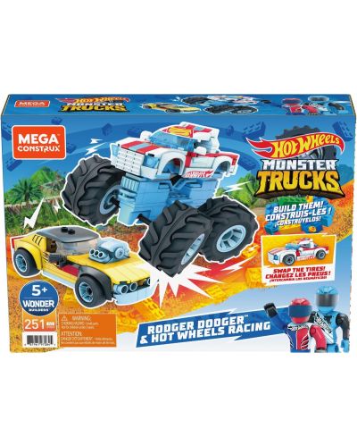 Hot Wheels Monster Trucks Rodger Dodger Hot Wheels Racing Ozone Bg