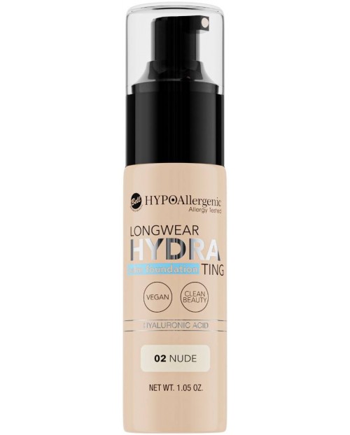 Bell HYPOAllergenic Хидратиращ фон дьо тен Longwear Nude g Ozone bg