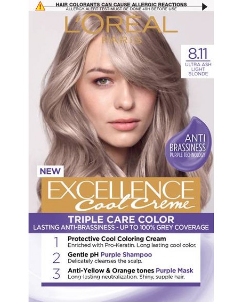 L Oréal Еxcellence Боя за коса Ultra Ash Light Blonde Ozone bg