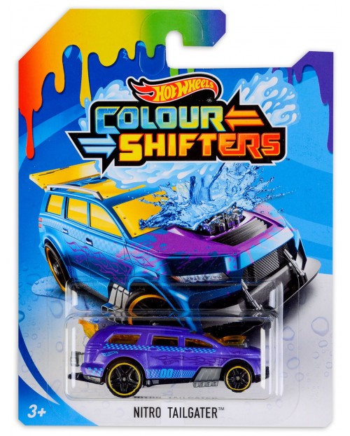 Количка с променящ се цвят Hot Wheels Colour Shifters Nitro Tailgater 1 64 Отлична цена