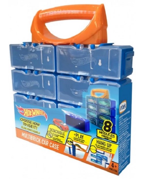 Куфар за коли Hot Wheels Multibrick за 8 колички Отлична цена Ozone bg