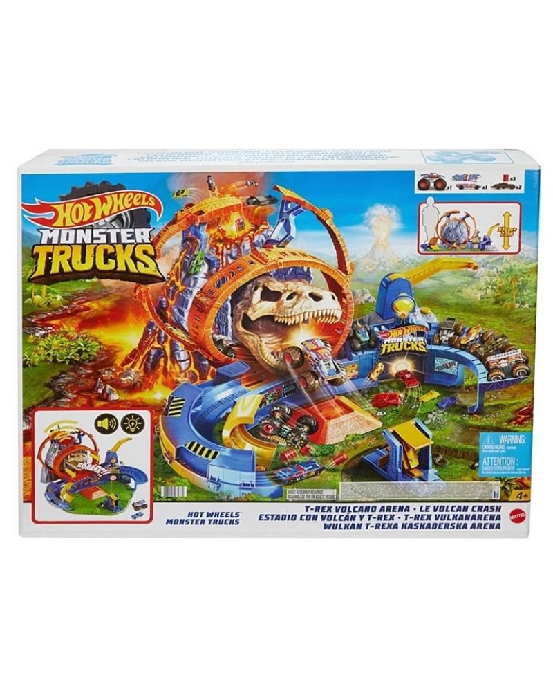 Игрален комплект Hot Wheels Monster Trucks Вулканична арена Отлична цена Ozone bg
