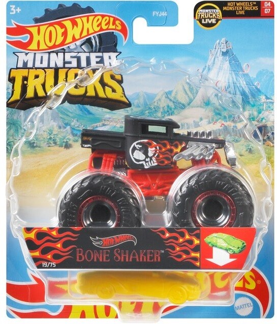 Бъги Hot Wheels Monster Trucks Boneshaker Отлична цена Ozone bg
