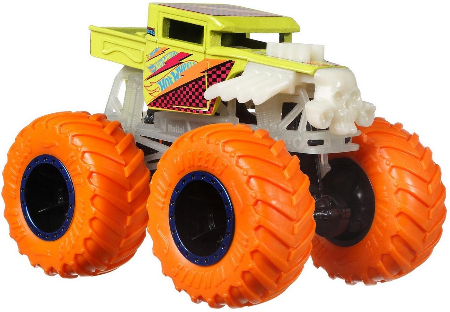 Hot Wheels Monster Trucks Glow In The Dark Bone Shaker Ozone Bg
