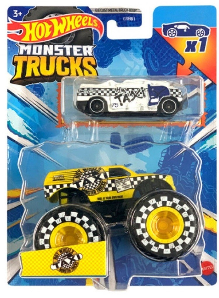 Hot Wheels Monster Trucks Taxi Ozone Bg