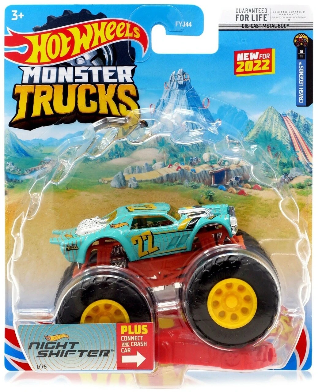 Бъги Hot Wheels Monster Trucks Night Shifter Отлична цена Ozone bg