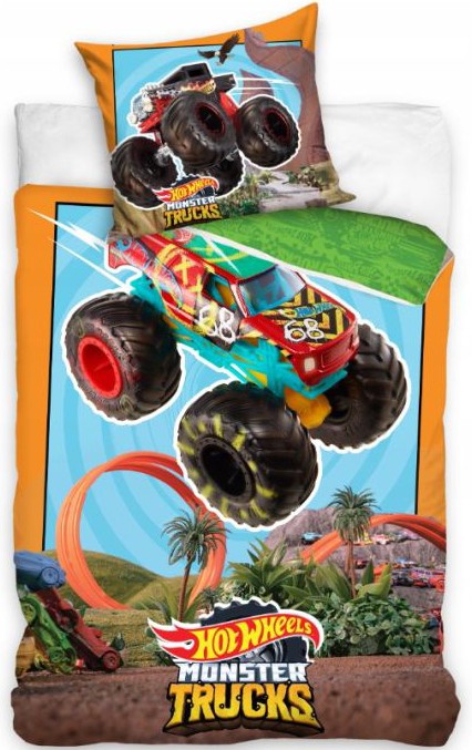 Детски спален комплект Sonne Hot Wheels Monster Truck части Добра цена Ozone bg