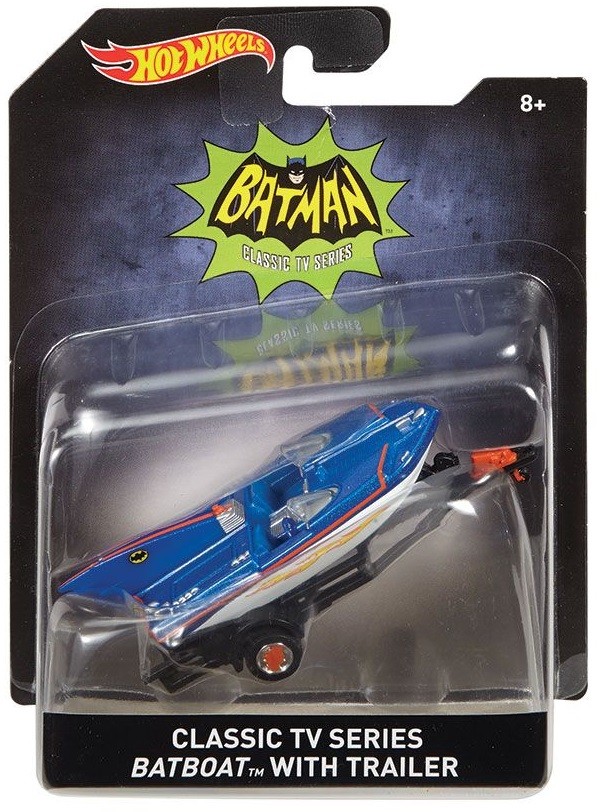 Играчка Hot Wheels Batman Лодката на Батман с ремарке