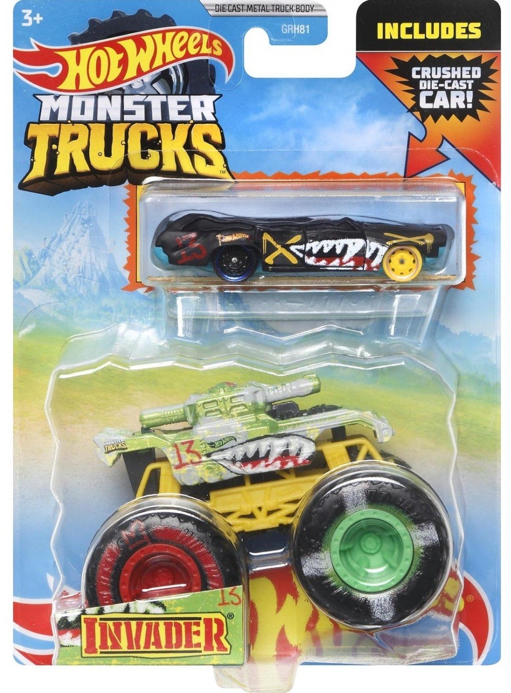 Hot Wheels Monster Trucks Invader Ozone Bg