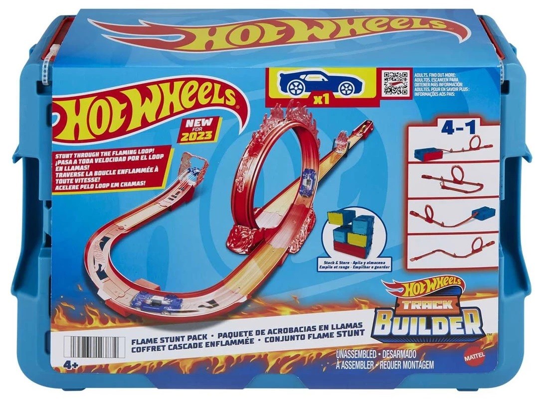 Игрален комплект Hot Wheels Елементи за огнена писта с кола Отлична цена Ozone bg