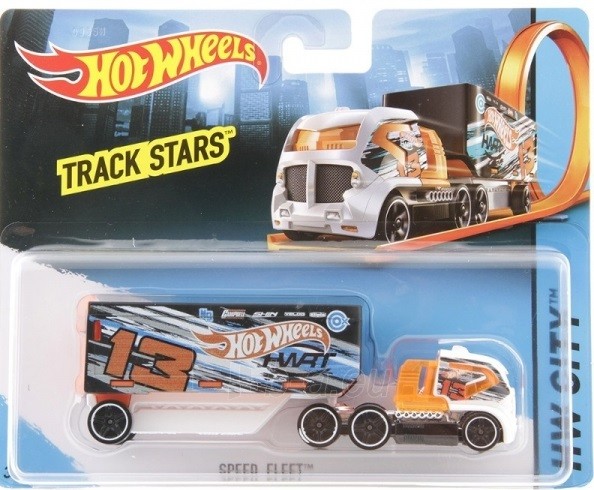 Камионче Hot Wheels Track Stars Speed Fleet 1 66 Отлична цена Ozone bg