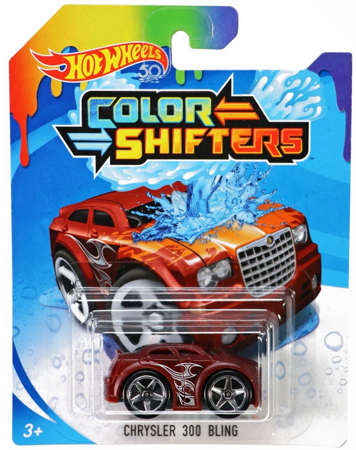 Количка с променящ се цвят Hot Wheels Colour Shifters Chrysler 300 Bling 1 64 Отлична цена