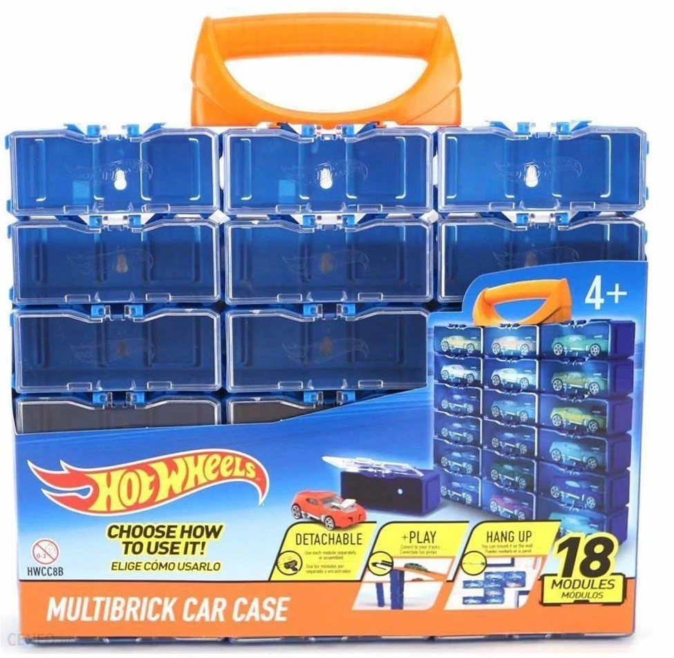 Модулен куфар Hot Wheels За 18 колички Отлична цена Ozone bg
