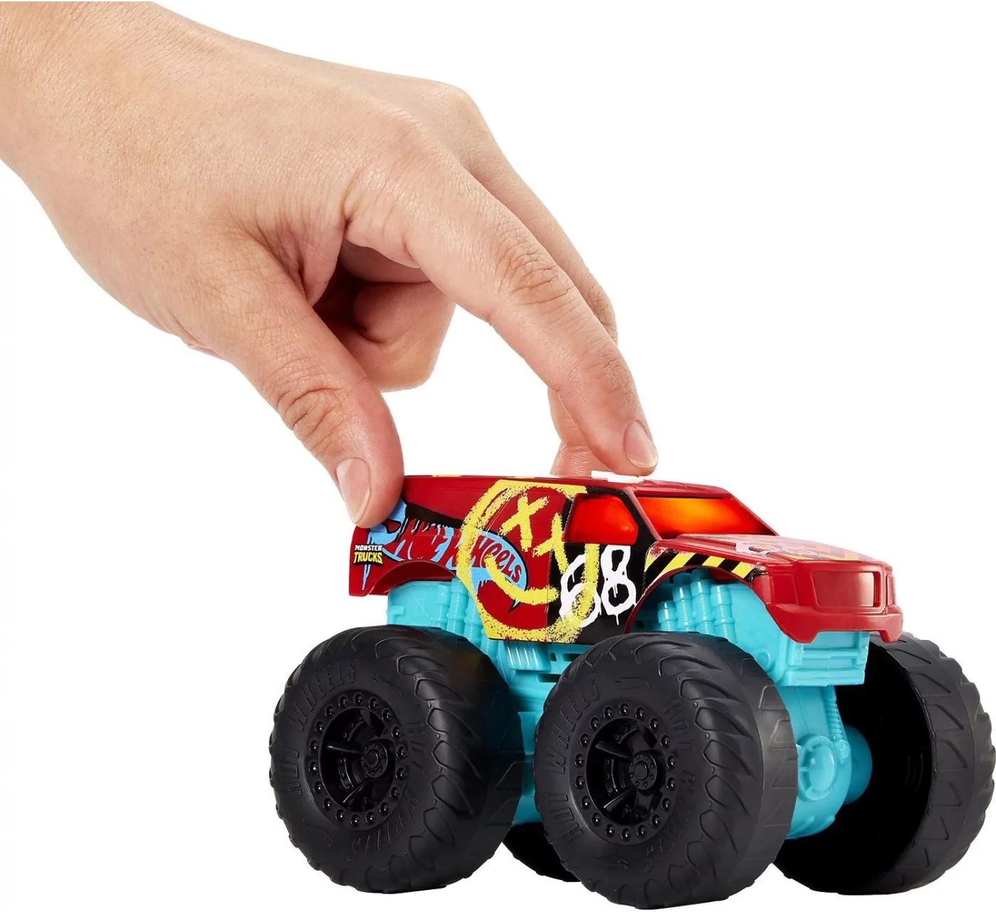 Бъги Hot Wheels Monster Trucks Roarin Wreckers със звук и светлина