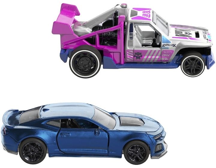 Игрален комплект Hot Wheels Pull Back Speeders 2022 Camaro ZL1 Lolux 1 43 Отлична цена