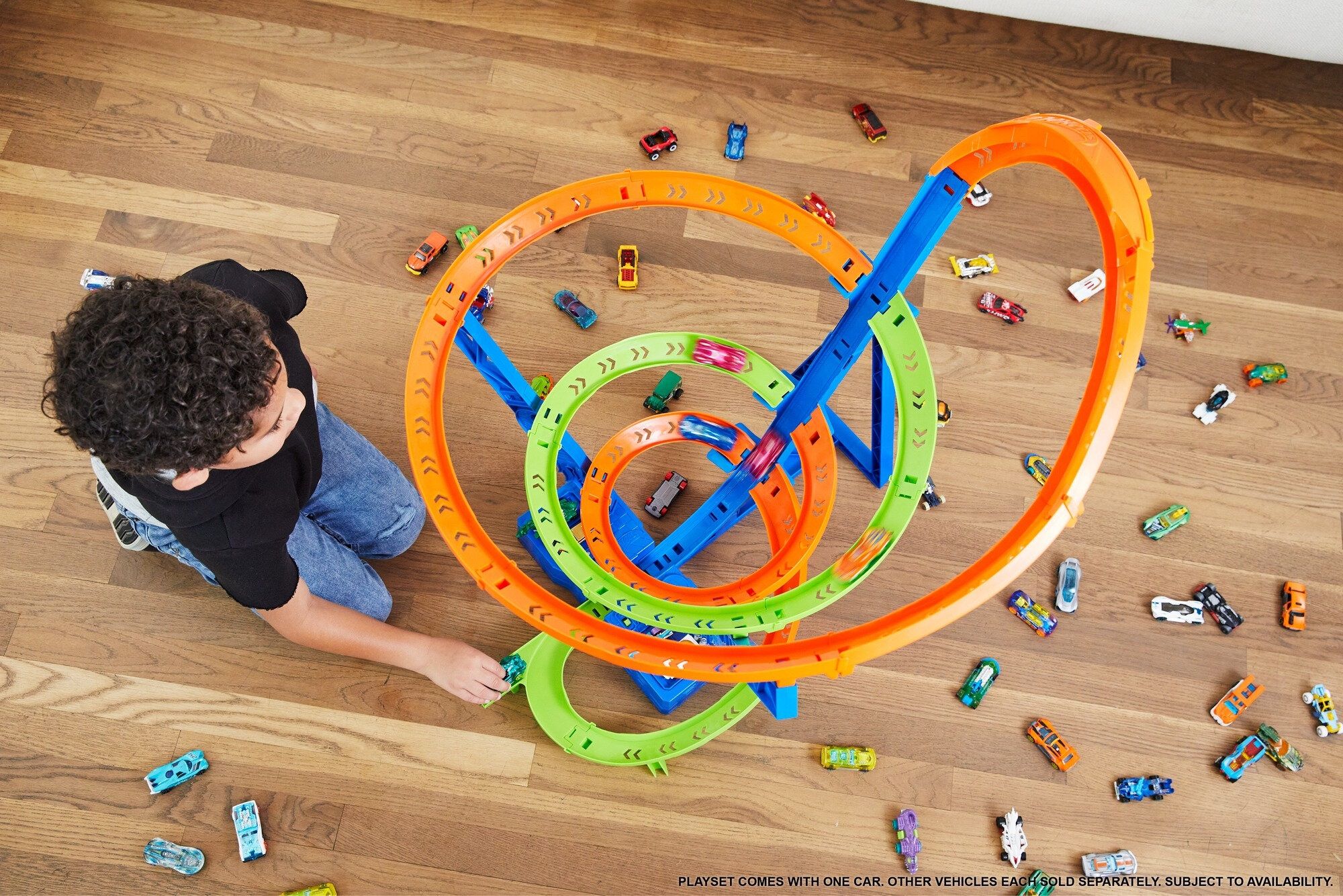Игрален комплект Hot Wheels Action Писта Сблъсък с тайфуна Отлична цена Ozone bg