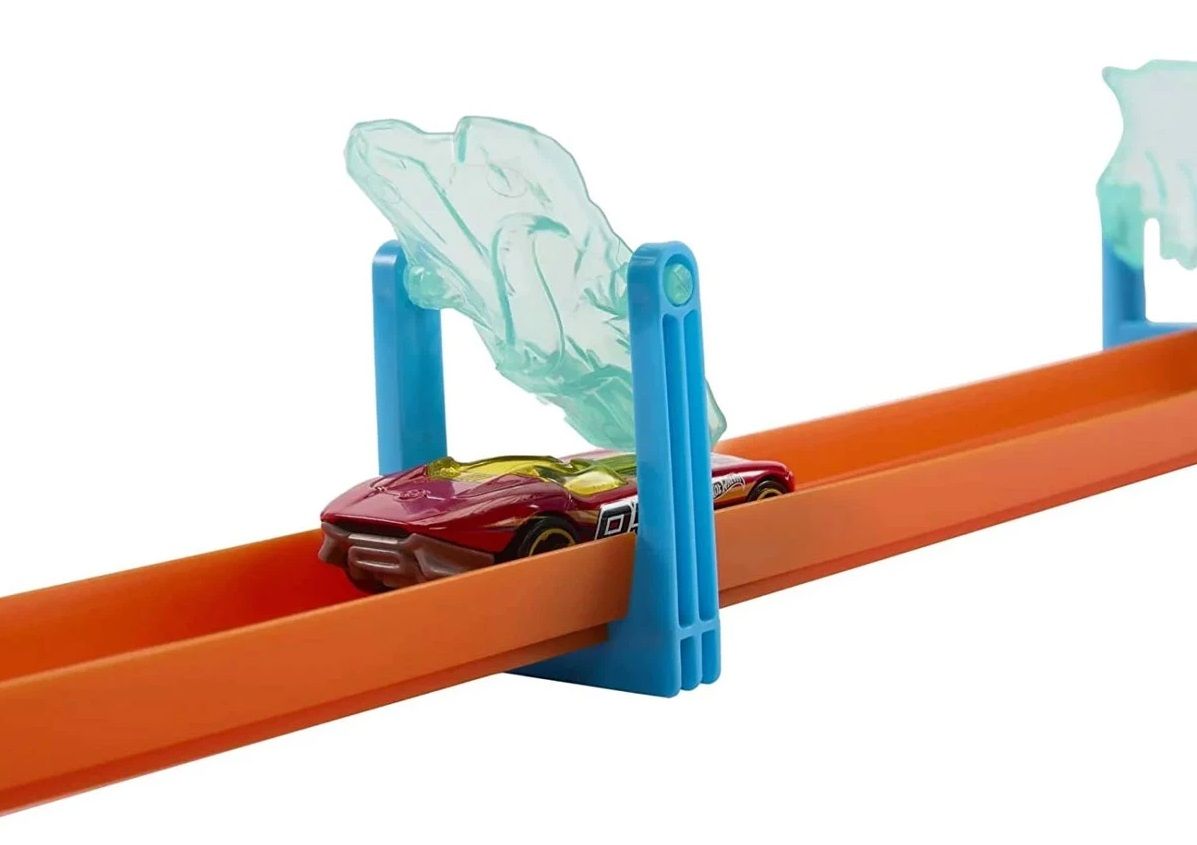 Игрален комплект Hot Wheels Елементи за ледена писта с кола Отлична цена Ozone bg