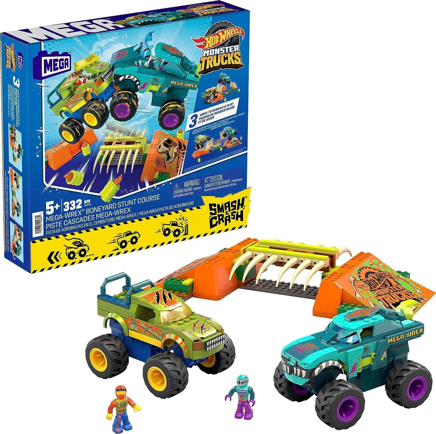 Игрален комплект Hot Wheels Monster Trucks Smash Crash Отлична цена Ozone bg