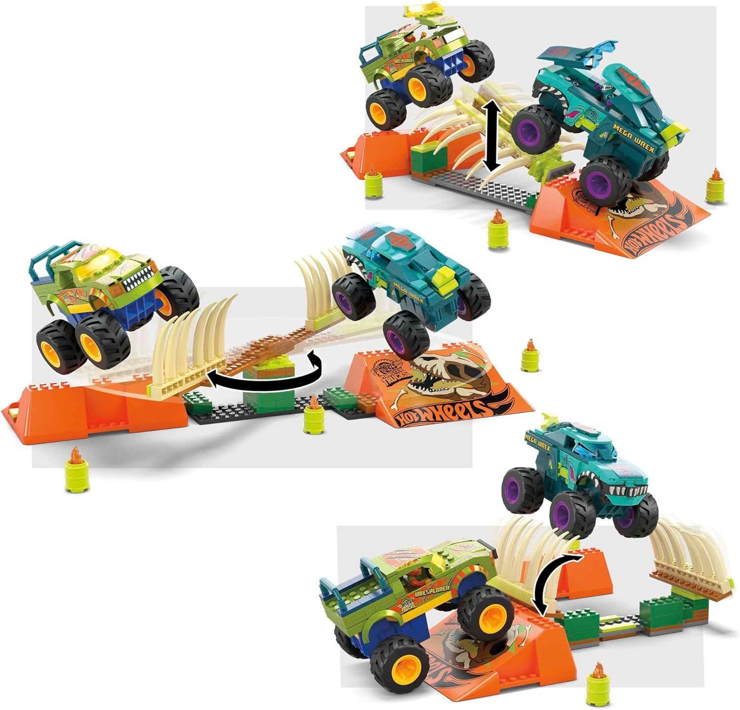 Игрален комплект Hot Wheels Monster Trucks Smash Crash Отлична цена Ozone bg
