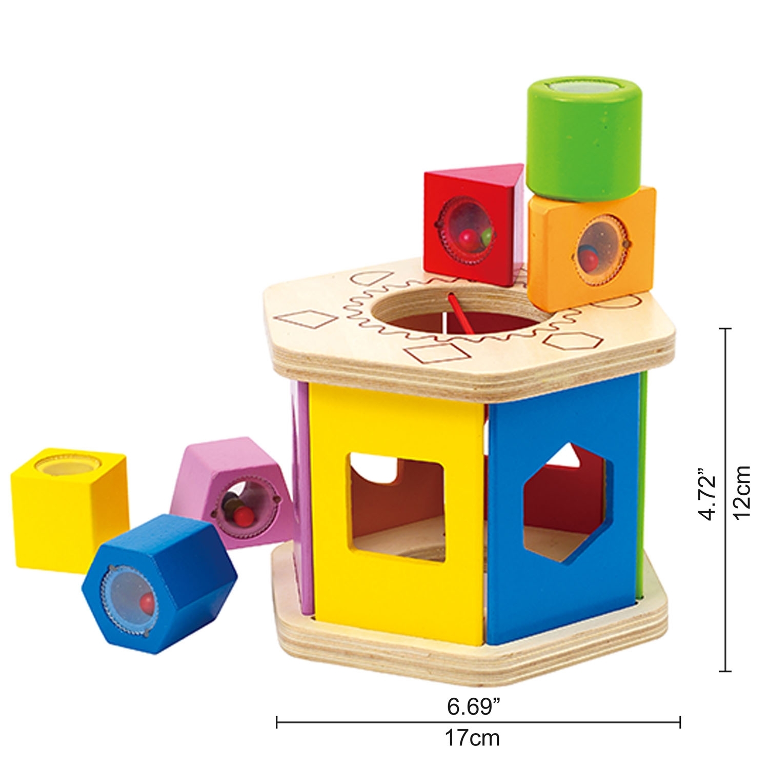 Дървена играчка Hape - С форми за сортиране