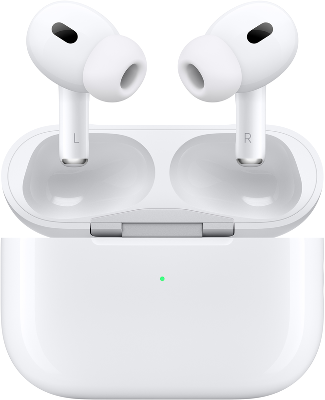 Безжични слушалки Apple - AirPods Pro 2nd Gen USB-C, TWS, ANC, бели