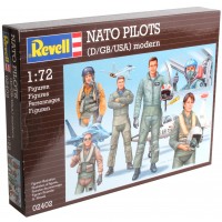 Фигури Revell - NATO PILOTS (D/GB/USA) modern (02402)