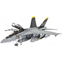 Сглобяем модел на изтребител Revell - F/A-18F SUPER HORNET twin seater (04864)