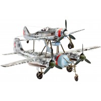 Сглобяем модел на военен самолет Revell - MISTEL V Ta154 & Fw190 (04824)
