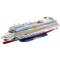 Сглобяем модел на пътнически кораб Revell - Cruiser ship AIDAdiva, AIDAbella, AIDAluna (05200)