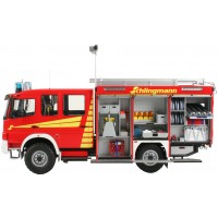 Сглобяем модел на пожарна кола Revell - Schlingmann TLF 16/25 Mercedes Benz Atego 1529 AF (07586)