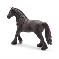 Фигурка Schleich от серията Коне: Фризийска кобила - сплетена грива