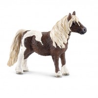 Фигурка Schleich от серията Коне: Шетландско пони - жребец кафяв