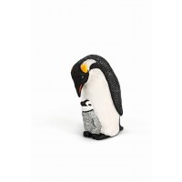 Фигурка Schleich - Императорски пингвин с бебе