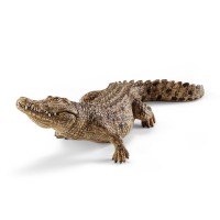 Фигурка Schleich от серията Дивия живот - Африка: Крокодил с подвижна челюст