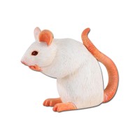 Фигурка Schleich от серията Малки домашни животни: Бяла мишка