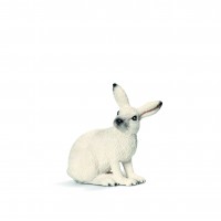 Фигурка Schleich от серията Дивия живот - Животните в Европа: Заек, бял