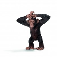 Фигурка Schleich от серията Дивия живот - Африка: Шимпанзе, малко