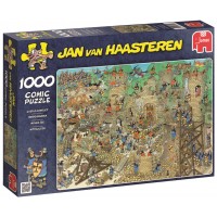 Пъзел Jumbo от 1000 части - Обсада на замъка, Ян ван Хаастерен
