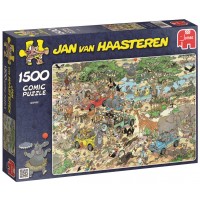 Пъзел Jumbo от 1500 части - Сафари, Ян ван Хаастерен