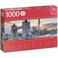 Панорамен пъзел Jumbo от 1000 части - Тауър Бридж, Лондон