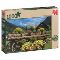Пъзел Jumbo от 1000 части - Алпийски цветя
