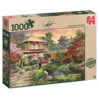 Пъзел Jumbo от 1000 части - Японска градина, Доминик Дейвисън