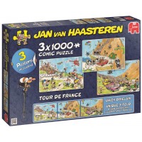 Пъзели Jumbo 3 х 1000 части - Обиколката на Франция, Ян ван Хаастерен