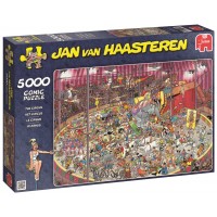 Пъзел Jumbo от 5000 части - Цирк, Ян ван Хаастерен