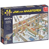 Пъзел Jumbo от 1000 части - Коледа, Ян ван Хаастерен