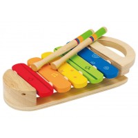 Дървена играчка Hape - Разноцветен ксилофон