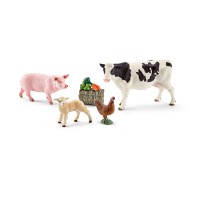 Фигурка Schleich от серията Аксесоари към Животни във фермата: Комплект - моите първи животни от фермата