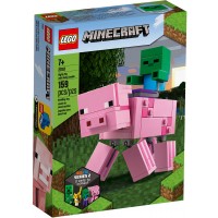 Конструктор Lego Minecraft - BigFig Pig with Baby Zombie (21157)